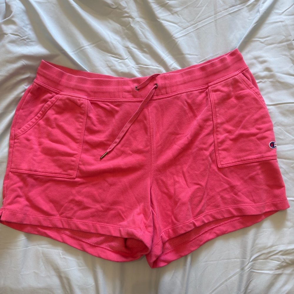 Columbia Pink Athletic Shorts with Elastic Waistband